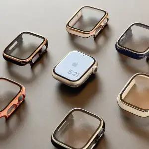 [RIZPICK]엔터콘 애플워치 투톤 유광 강화유리 케이스