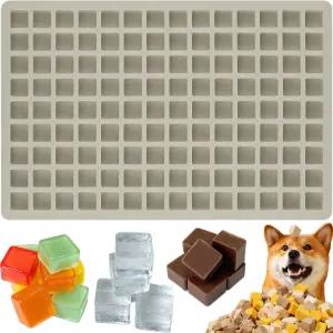 사각 캔디 몰드 126 캐비티 미니 실리콘 초콜릿 논스틱 하드 얼음 젤리 개 간식 바이트 사이즈 푸딩