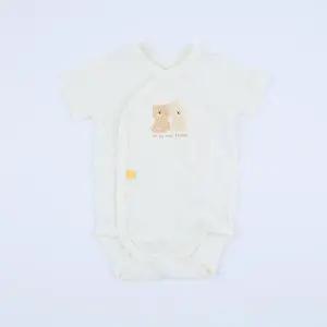 [달퐁]큐비앤맘 베스트프렌드 크림 메쉬 배냇 바디슈트 신생아 아기바디수트