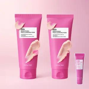 [37%][2개] 아이소이 브라이트닝 팩 클렌징 폼(로즈PDRN 세럼팩폼) 125ml