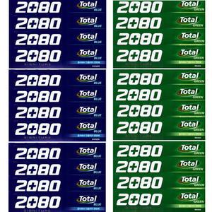 덴탈크리닉 2080 시그니처토탈 블루 그린치약125g 12개