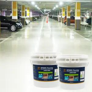 스파이더 플로어 주차장 기계실 전기실 보행로 인테리어 빈티지 바닥용 냄새없는 수성 에폭시페인트 6kg