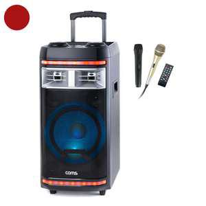 CR400 이동식 블루투스 앰프 스피커 무선 마이크 버스킹 노래방 행사용 이동식