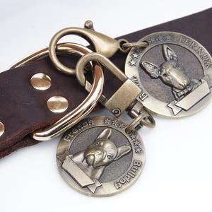 (맞춤각인)소/중/대형견 견종별 소가죽 이름표 강아지목줄 목걸이 인식표 네임택 목줄