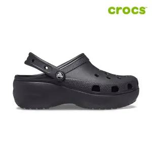 [크록스 정품] 클래식 플랫폼 클로그 우먼 206750-001
