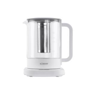 온도조절 전기주전자 티포트 분유포트 보온 커피 유리약탕기 차메이커 WK5081W