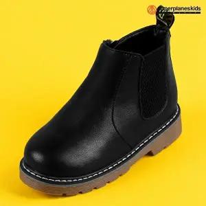 [페이퍼플레인키즈]PK8220 키즈 워커 아동 첼시 부츠 여아 유아 구두 어린이 초등 가죽 신발 학생 슈즈 남