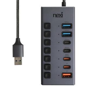USB A to C 허브 7in1 USB3.0 C타입 포트 확장 3.2 GEN1 PD 충전