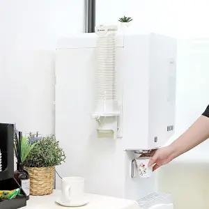 오피스 탕비실 카페 정수기 자석부착 종이컵 디스펜서/종이컵홀더디스펜서/종이컵디스펜/종이컵디스팬서