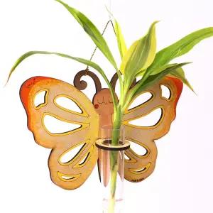 아트랄라 꽃병 품은 나비 식물키우기 봄만들기 반려식물 수경재배 공기정화