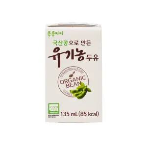 콩콩아이 국산콩 유기농 두유 72팩 /어린이/아기두유