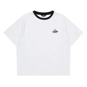 [에꼴리에][시흥모다]에꼴리에 주니어 5부 립배색 쿨 분또반팔티 24B0705_SH