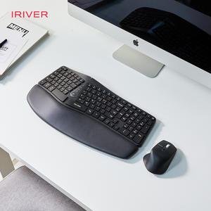 아이리버 WRIST-ERGONOMICS 인체공학 무선 버티컬 키보드마우스 세트