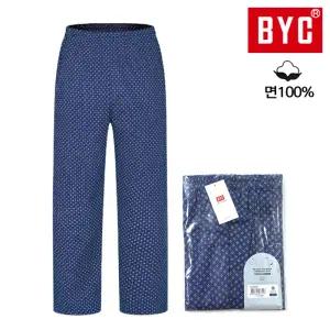 [BYC] NCG1172 면40수 남성9부파자마빅사이즈잠옷바지_네이비