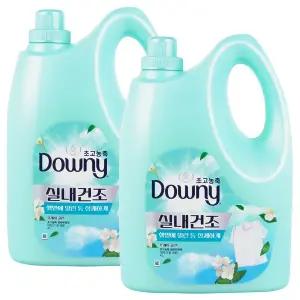 다우니 초고농축 실내건조 엑스퍼트 프레시클린 섬유유연제 본품 4L 2개