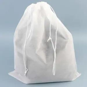 부직포 가방 35.5 x 43cm 대형 주머니 파우치 포장 쇼핑백 복주머니백 의류커버 보조가방 신발주머니 부직