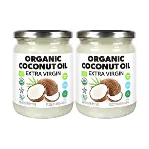 SMR 유기농 엑스트라버진 코코넛오일 500ml x 2개