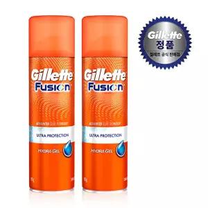 [질레트]질레트 퓨전 하이드라젤 울트라 프로텍션 쉐이빙젤 195g 2개
