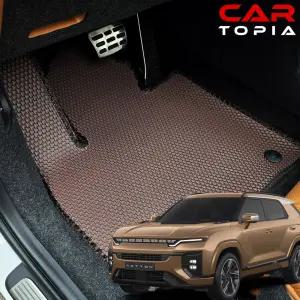 KGM 액티언 2세대 벌집매트 TPE 카매트 엑티언 하이브리드 가솔린 발판 용품