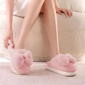 [오노마] ONM 굽3.5cm 귀여운 실내화 사무실 학교 병원 리본 슬리퍼