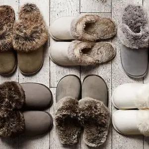 [오노마] ONM 사무실 병원 거실 슬리퍼 스웨이드털 거실화 실내화