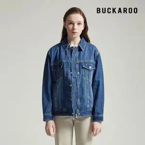[버커루]여성 세미오버핏 데님자켓 B205DJ520P _P402165090