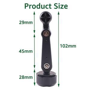 차량용 호환 핸드폰 거치대 연장 암 어댑터 17mm 볼 헤드 조인트 소켓 포함 스탠드 GPS 브래킷 악세사리