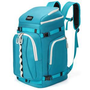 루니드리 스키 부츠 백, 65L 방수 스키 백 & 스노보드 부츠 백, 스키용 여행용 백팩 스노보드 헬멧 고글 및 액세서리