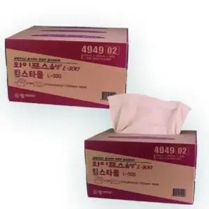 (300매) 공업용티슈 청소와이퍼 대형 다용도 ZF 와이퍼타올