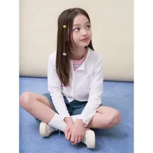 [BEANPOLE KIDS] 여아 핫썸머 차르르 골지 카디건  아이보리 (BI6241G030)
