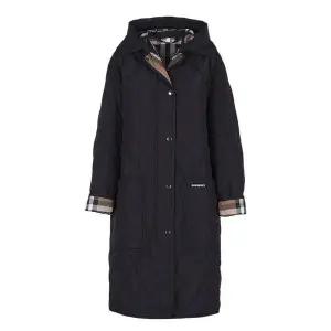 [버버리] 파크게이트 퀼팅 롱 후드 자켓 블랙 8084209 144695345