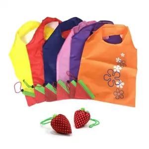 장바구니 딸기장바구니 인기 시장바구니 시장가방 캐릭터장바구니 트렌드 폴딩장바구니