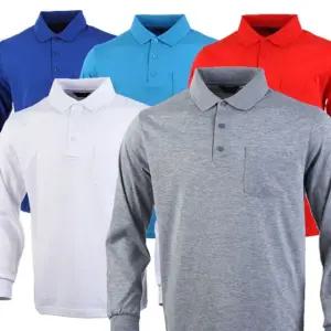 30수 면+폴리 티셔츠 멜란지 긴팔 만 순면 회색 PK