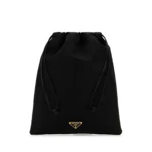 프라다 여성 블랙 캔버스 파우치 1NK0012HG6 F0002