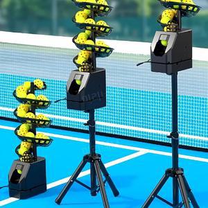 테니스 볼머신기 피클볼 머신 비회전 유니버설 피코볼 9트랙 자동발사기 오렌지 장비