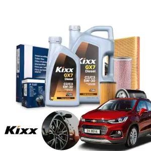 쉐보레 트랙스(더뉴) 1.6d 디젤 킥스 2026 5w30 합성엔진오일 필터세트 오일교환 패키지