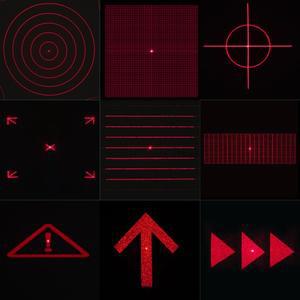 DOE 굴절 광학 요소 렌즈, DG 격자 레이저 광 패턴 프로젝션, 무대 스타 조명 효과, 팩당 5 개