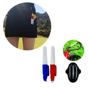 골프 볼라이너 세트 Ball Liner 퍼팅연습 볼 마킹SET 색상펜 빨간펜 파란펜