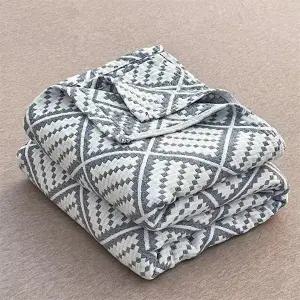 목화 거즈 담요 체크 무늬 소파 수건 커버 침구 침대보 에어컨 침대 시트 더블 침대 던지기 담요 용 침대보