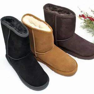 [오노마] ONM 소가죽 여성 부츠 방한화 겨울 여자 미들 부츠 3색