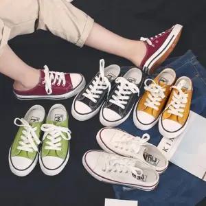 [오노마] ONM 5컬러 여자 뮬블로퍼 캔버스 운동화 캔버스뮬 슬리퍼