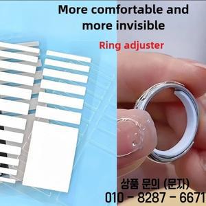 보이지 않는 반지 사이즈 조절기   투명 실리콘 스티커 모든 크기의 헐거운 위한 미끄럼 보석 도구