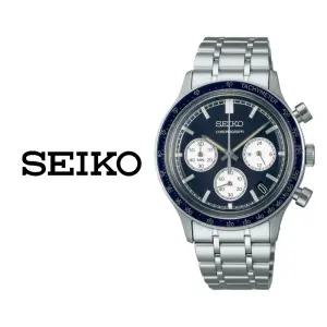 세이코 크로노그래프 남자 메탈 손목시계 SSB477P1