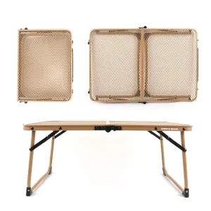 브리즈문 캠핑 메쉬 접이식 테이블 경량 폴딩 백패킹 보조 미니 사이드 휴대용 탁자 식탁