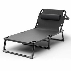 휴대용 썬베드 캠핑 의자 태닝 야외용 해변 수영장 접이식 체어