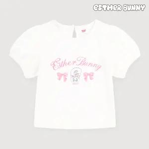 [에스더버니리틀] 슈가리본퍼프소매티셔츠