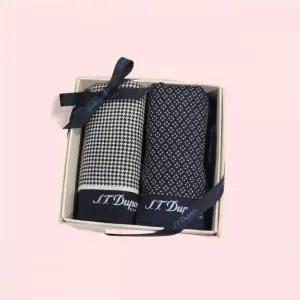 듀퐁 25년 FW 순면 손수건 2매 세트 SE5F001GE SE5F002WH 4016384