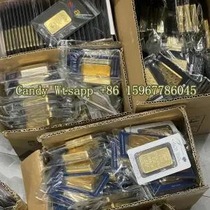 팜 1온스/2.5g/5g/10g/20g/50g/100g 스완 구리 스위스 바 24k 금도금 주괴 비자성 고유 번호 공예품