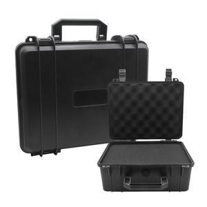 방수 하드 툴박스 안전 보호 상자 휴대용 정리함 보관 권총 케이스 (사전 재단된 스폰지 포함)