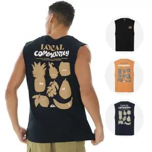 [퀵실버](센텀시티점)남성 머슬티셔츠 FRUITS TIDE MUSCLE (QG21SL036)_ST